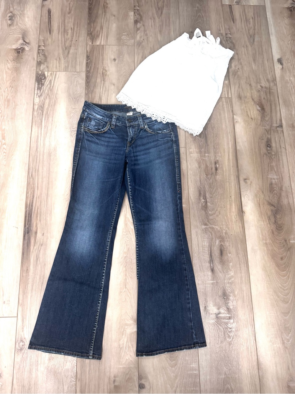 Silver Jeans Dark Indigo Flare Jeans